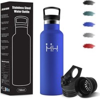 Motswedi Trinkflasche Edelstahl, 500Ml Auslaufsicher, Trinkflasche Mit