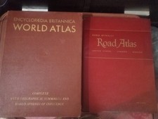 Encyclopedia Britannica World Atlas Vintage