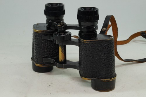 Vintage G.Fournier Stenoxa 8x30 Binoculars . In Original Leather Case. Working. - Picture 2 of 9