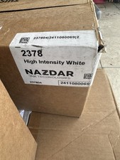 Nazdar 2378 White High Intensity 2 Gallon Case NEW