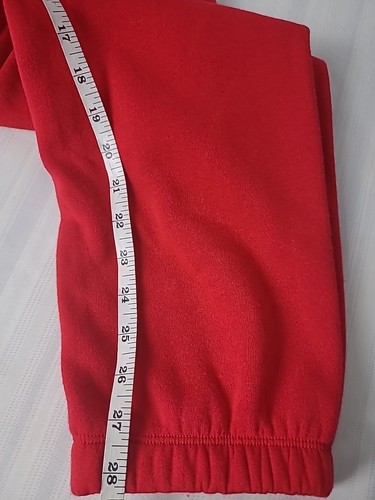 DISNEY GIRL'S MICKEY MOUSE 28 JOGGERS SWEATPANTS YOUTH RED JERRY LEIGH FLEECE L - Picture 8 of 13