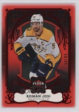 2025-26 Upper Deck Fleer Ultra Ultra Team Red /99 Roman Josi #5of20