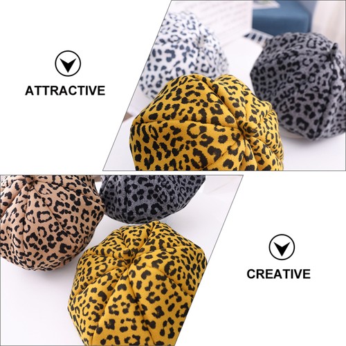 1Pc Leopard Children Beret Fashionable Casual Creative Warm Hat - Picture 3 of 12