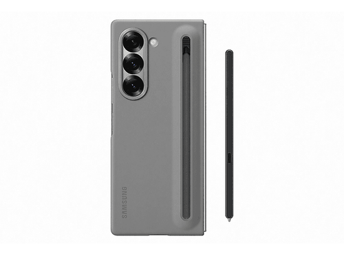 Funda móvil - Samsung Q6 Slim S Pen Case, Para Samsung Galaxy Z Fold6, Gris - Imagen 4 de 5