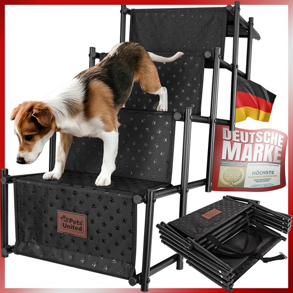 Hundetreppe Hunderampe Klappbar Autorampe Einstieghilfe Hunde Rampe Tierrampe Au-image