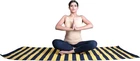 Eco-Friendly Organic! Yoga mat Fitness Yoga Mat Yellow Blue Hand Woven Thread