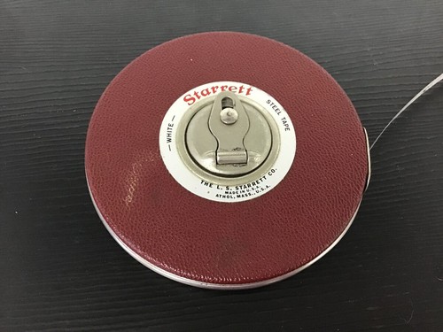 VINTAGE L.S Starrett Co HW530 Steel Measuring Tape - 30M 100FT