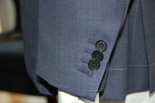 ISAIA Base Gregory Suit | EU 52R US 42R | Blue Large Check Wool | 36" Waist  - Picture 5 of 17