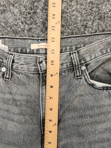 LEVI'S Baggy Dad Jeans Women Size 28 Black Gray 30x32 Acid Wash Denim - Picture 11 of 13