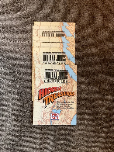 1992 Pro Set Young Indiana Jones Set (95) 10 3D Cards 6 Foldouts (2) 3D Viewers - Picture 3 of 3