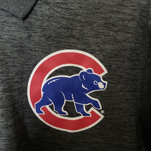 Polo Majestic Chicago Cubs grigia manica corta taglia M base fresca - Foto 2 di 6