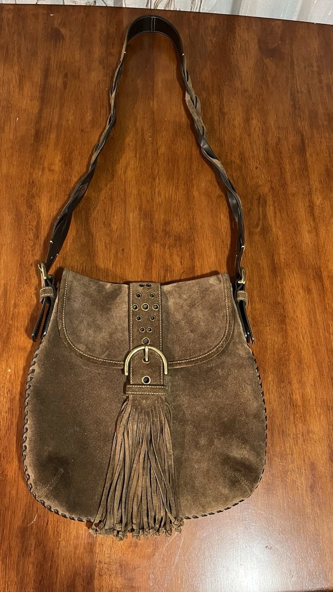 バッグ Coach Fringe Duffle Medium Hobo Bag Coach Fringe Suede Exterior Bags & Handbags for Women for sale | eBay