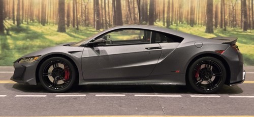 *LESEN* 1:18 Top Speed 2022 Acura NSX Type S Coupe Gotham grau matt Resin Karosserie - Bild 3 von 16