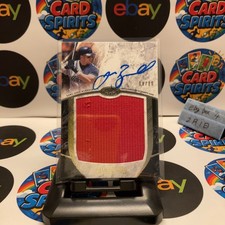 2016 Topps Tier One Jeff Bagwell 08/10 Houston Astros Jumbo Jersey Auto Card