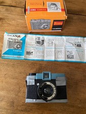 Original Vintage Diana F 120 Medium Format Camera Box And Instructions Holga