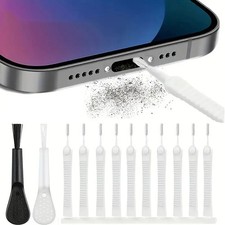 Cell Phone Speaker Dust Removal Tool Kit, Cleaner for iPhone, Samsung - 12Pcs
