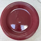Fiesta Dinner Plate 10 1/4 Round Dark Red Homer Laughlin Preowned