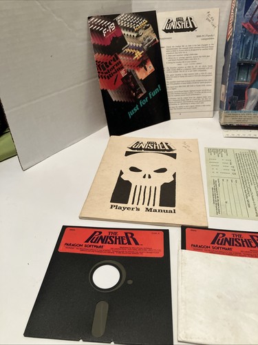 Marvel Comics The Punisher Paragon MSDOS IBM PC xt,at, ps2 Big Box 1990 RAR cib - Bild 2 von 24