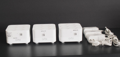 NETGEAR Orbi AC1200 WiFi System RBR10 Router Plus 2 RBS10 Satellites