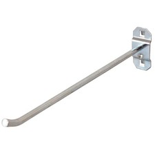 GRAINGER APPROVED 6YB89 Single Rod Pegboard Hook,3 1/2 in L,PK5 6YB89