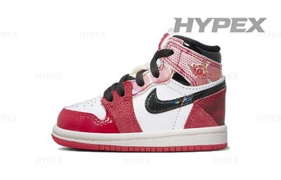 Marvel x Air Jordan 1 Retro High OG TD 'Next Chapter' Kids DV1750-601 New Size