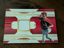 2024 National Treasures Ty Floyd Cincinnati Reds Card#GGS-TY Memorabilia 19/99