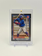 2024 Bowman Draft Fernando Cruz Rookie RC Base Black # 1/1 Chicago Cubs /1