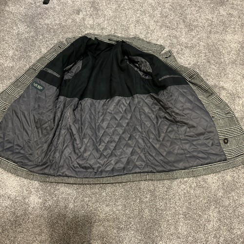 Polo Ralph Lauren Mantel Jacke Herren 44R Zweireiher Erbsenmantel Wolle Limed Quilt - Bild 10 von 16