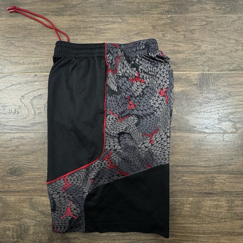 Vintage Air Jordan Shorts Herren Medium schwarz Basketball Athletik Fitnessstudio - LESEN - Bild 3 von 11