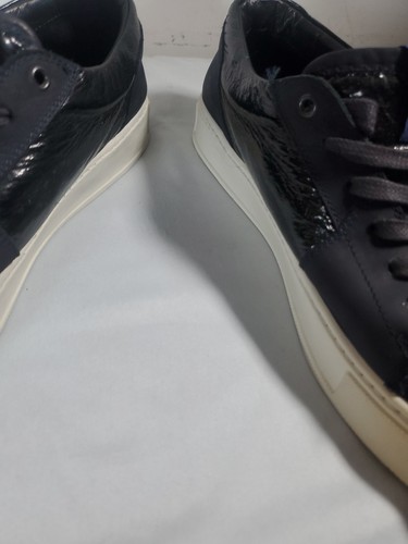 Yves saint Laurent YSL Men's sneakers Leather Blue EU 46 1/2 US 12.5 - Picture 17 of 23