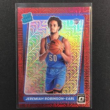 2021-22 Donruss Optic JEREMIAH ROBINSON-EARL Rated Rookie Choice Base Red #170