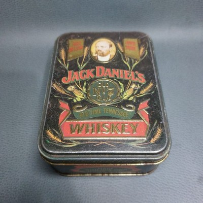Jack Daniels Old No7 Old Time Tennessee Whiskey Dose - leere Vintage Vorratsdose