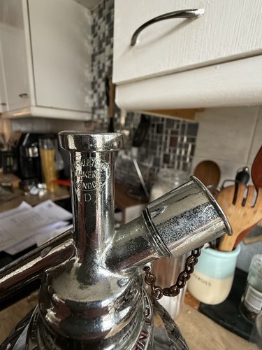 ART DECO Sparklets 30er Jahre Maschendraht Glas SODA SIPHON - Bild 12 von 13