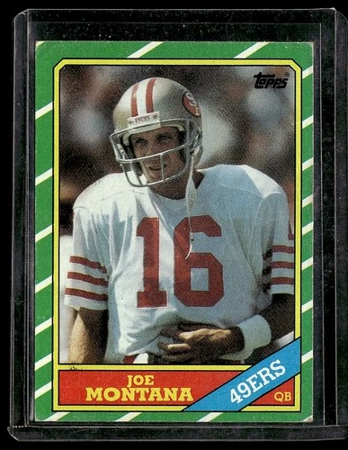 1986 Topps Joe Montana San Francisco 49ers #156