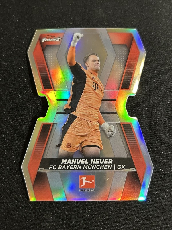 2022 Topps Bundesliga Manuel Nuer Insert Die Cut  Bayern Munich  #FG-MN
