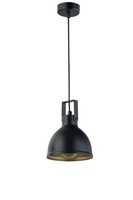 Esstisch Pendel Leuchte Schwarz Gold Metall Ø15 Cm Runde Wohnzimmer HäNgelampe