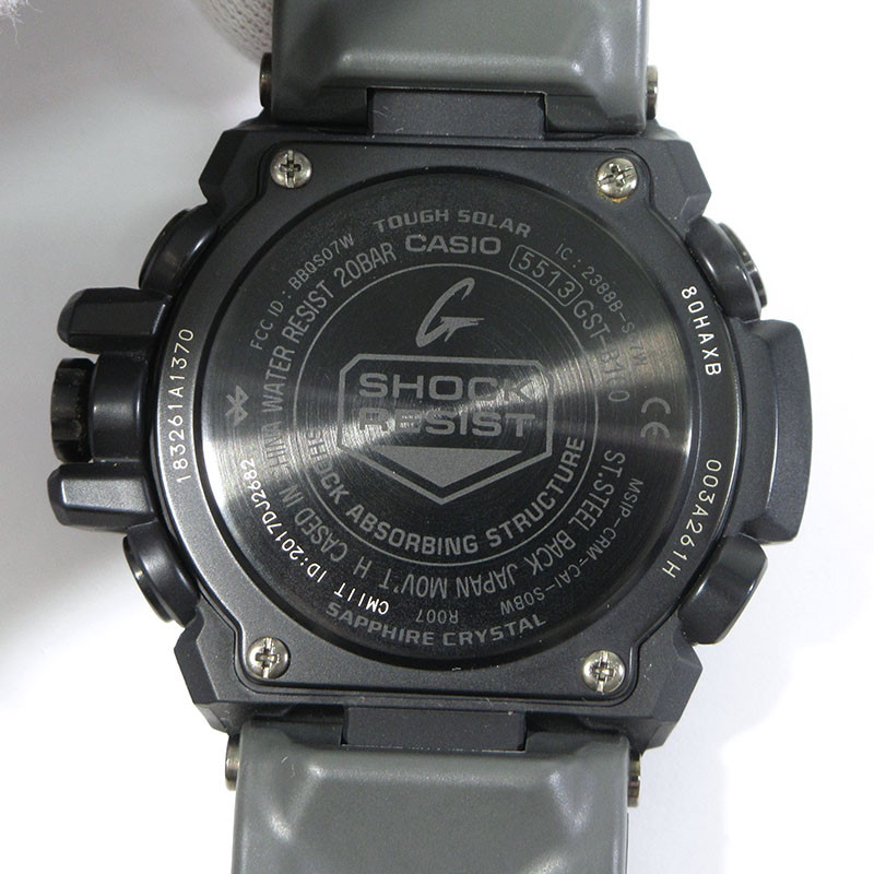 USED CASIO G-Shock GST-B100XB-2AJF Black Case Size 5.4cm USED CASIO G-Shock GST-B100XB-2AJF Black Case Size 5.4cm