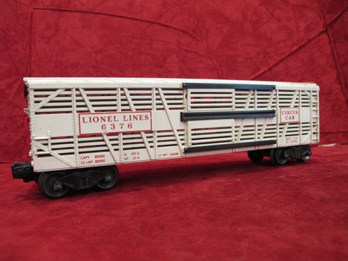 VERY CLEAN POSTWAR Lionel 6376 Vintage O Circus Stock Car - Picture 14 of 18