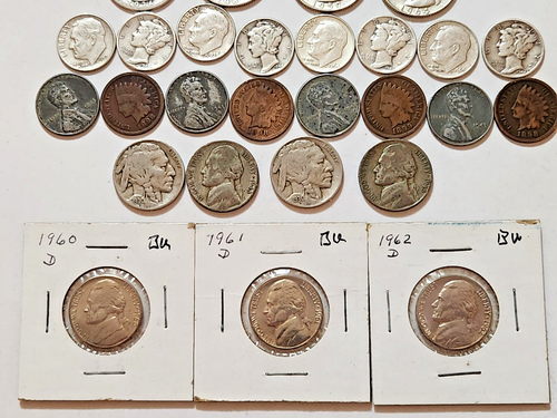 1930- 1964 - 17.23 FV - (28) Franklin, Mercury, JFK, Washington, Jefferson - Bild 6 von 6