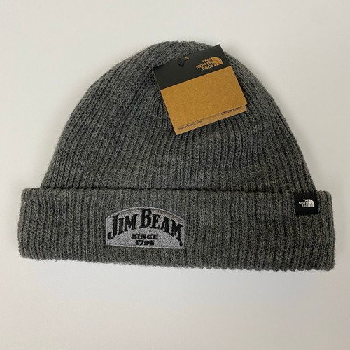 The North Face Jim Beam Gray Beanie NWT