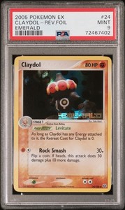Pokemon Claydol EX Emerald Reverse Holo #24 PSA 9 Mint