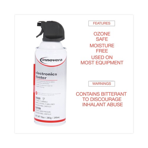 Innovera 10016 10 oz. Compressed Air Duster Cleaner (6/PK) New - Picture 6 of 6