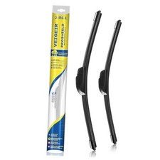 22inch - 2 Pack Windshield Wiper Blades for My Car Universal J/U Hook OEM