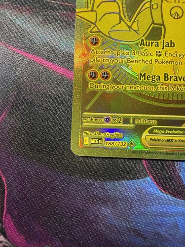 Mega Lucario ex 188/132 Me01: Mega Evolution Holo - Imagen 6 de 12