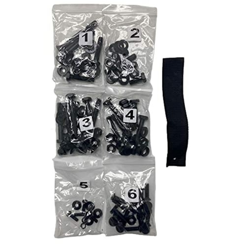 GTW MACH3 Golf Cart Rear Seat Kit Hardware Pack | Club Car Specific Models - Picture 3 of 6