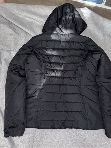 Hollister Chaqueta Invierno Puffer Colección Talla Mediana Negro - Imagen 7 de 10