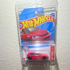 Hot Wheels Red Edition 1999 Honda Civic Type R Ek9 164 Red Diecast Car Hot Wheels Red Edition 1999 Honda Civic Type R Ek9 164 Red Diecast Car