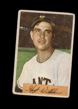 1954 Bowman #57 Hoyt Wilhelm Poor condition