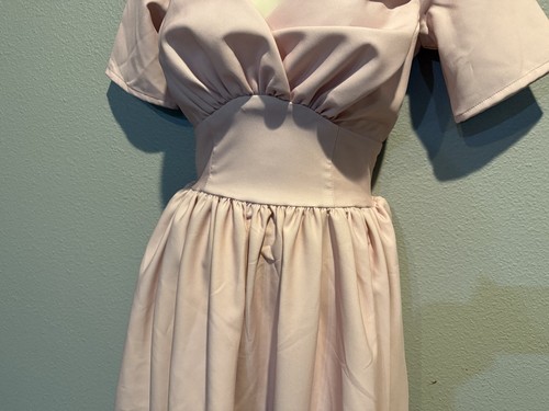 NWT Women's LAURA BYRNES Hope Morrison Pink Floral Pinup Dress Made in USA Sz S - Picture 4 of 11