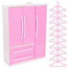 2 Sets Dollhouse Clothes Hangers Mini Furniture for Miniature Apparel